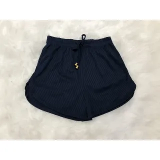 Shorts Academia Malha Canelada Ponteira 2023 Curto - CORES VARIADAS