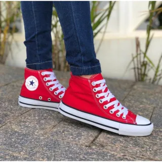 Converse Botinha All Star - Tênis Feminino e Masculino - Amarelo
