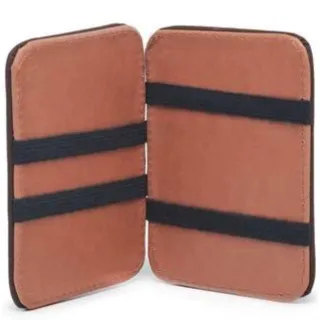 Promoção: Carteira Mágica em Couro Legítimo - Maior do Brasil! - Preto