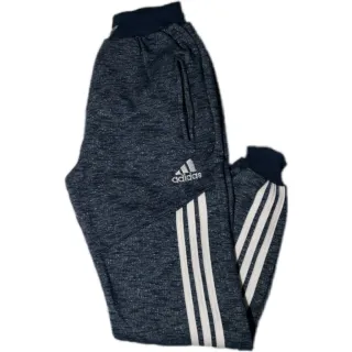 Calças de Moletom Masculina Flanelada Grossa com Bolso e Zíper - Kit 2 - Cinza escuro + Azul marinho