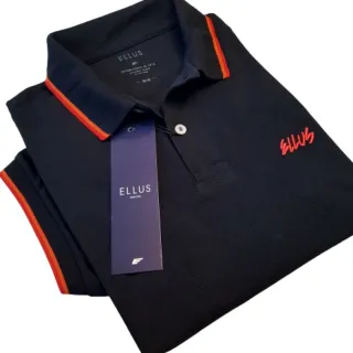 ELLUS Camisa Polo: Cores Variadas - Azul Marinho