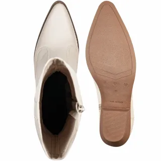 Botas Texanas Femininas GiGiL - Cano Baixo, Salto Médio - Preto