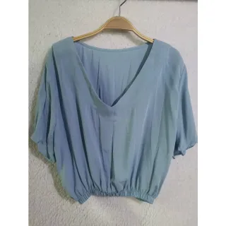 Moda verao blusa manga curta Duna - Vermelho