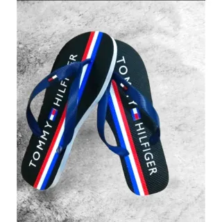 Envio Rápido: Chinelo Masculino Estampado de Dedo Adulto - azul/vermelho/tm