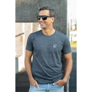 Camisetas Básicas Masculinas Premium - Conforto e Estilo - Cinza