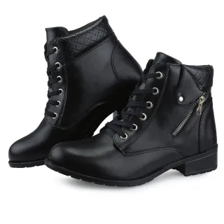 Lançamento Estiloso: Bota Coturno Feminina Cano Baixo Botinha - Marrom