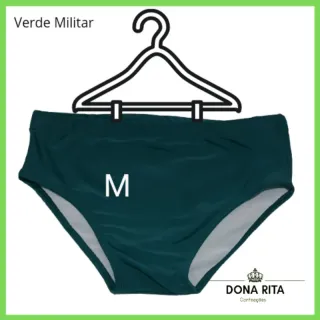 Homem Sunga Slim de praia ADULTO masculina - Amarelo GG -40