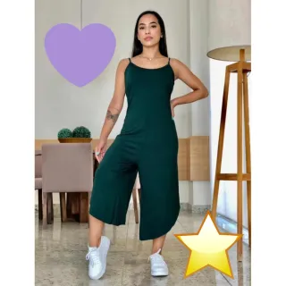 Alça Macacão Pantacourt Blogueira - Azul Royal