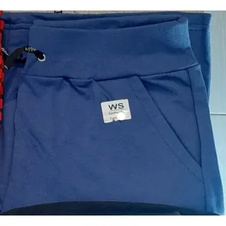 Bermuda de Frio Masculina em Moletom Moleton para Academia - Cinza Listras Fina Preta