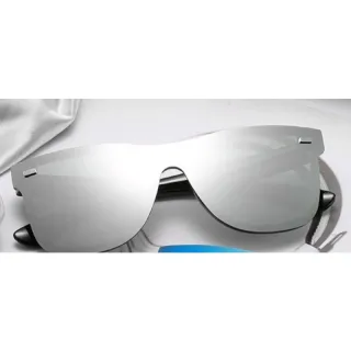 Unissex Flexível Miami Preto Óculos de Sol (Mais Vendido) - C4