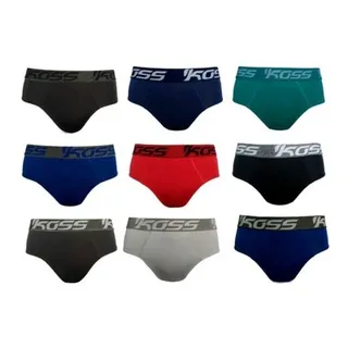 Cuecas Slip Masculina Conforto Microfibra - Kit 3 Unidades - P VESTE 38 AO 40
