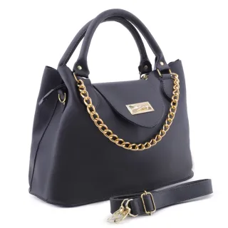 Willibags - Bolsa Feminina Tiracolo e de Mão com Detalhe em Corrente - Pink