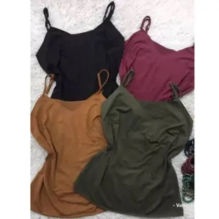 Blusinhas Suede Alcinha - Diversas Cores e Tamanhos - Tecido Confortável - Preto