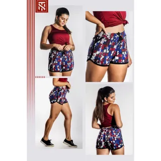 Verão Praia Estampados Curtos Coloridos - Kit com 05 Shorts Femininos - G - Veste 38/40