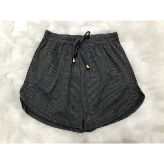 Shorts Academia Malha Canelada Ponteira 2023 Curto - CORES VARIADAS