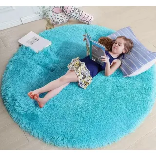 Tapete Redondo Colorido Tie Dye 1,3 M - Tiffany