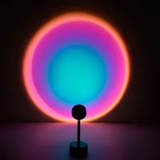 Projetor LED Luminária Por Do Sol Luz Noturna Sunset SOL - Único