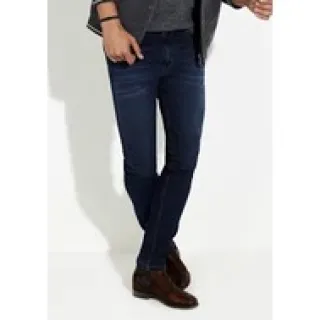 Calça Masculina GG Slim Elastano Original Lycra Jeans - 40