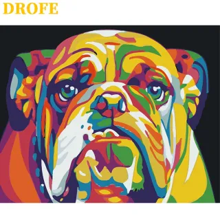 Pintura A Cores Por Números - Drofe (40X50 Cm) - 1464
