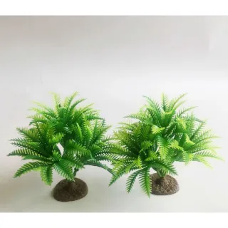 Pacote favorável de grama artificial para aquário - Verde -LL4712