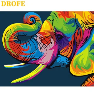 Pintura A Cores Por Números - Drofe (40X50 Cm) - 1464