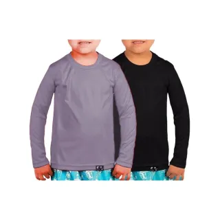 Infantil Proteção Solar FPS 50+ Kit com 2 Camisetas - Cores Femininas