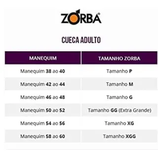 Envio Imediato - Kit 6 Cueca Boxer Zorba 781 Original Algodão Masculina - P