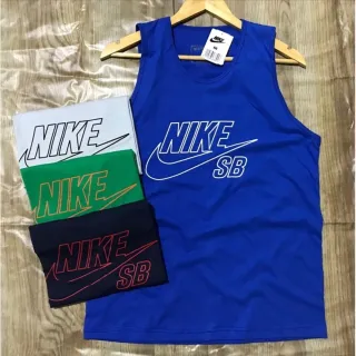 Camiseta Regata Estampada Sortidas - Kit 3 unidades - sortidas