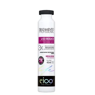 Kit Eico Mágico Liso: Shampoo e Condicionador + Máscara Hidratação + Spray Proteção Térmica + Ampola - Único