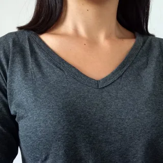 Segunda Pele Feminina Manga Longa Comprida - Blusa Basica - Vermelho