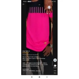 Camiseta Listra Longline Masculina Oversized Premium em Algodão - rosa pink com azul
