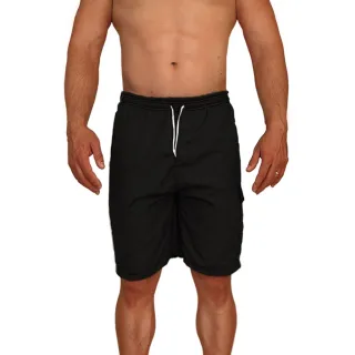 Bolsos Tactel Bermuda Masculina Cargo Caminhada Musculação Academia - Cinza