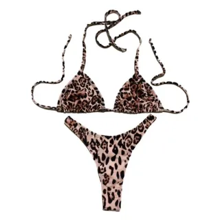 Lançamento Premium Neon Cortininha Fio Dental Biquini - Azul