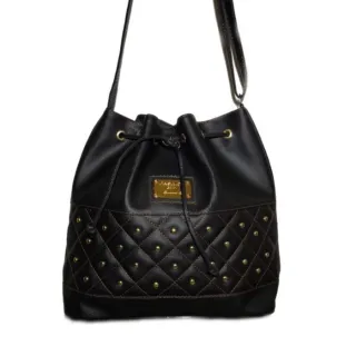 Bolsa Saco Tiracolo Feminina Barata - Estilo Super Lado - Caramelo Lisa