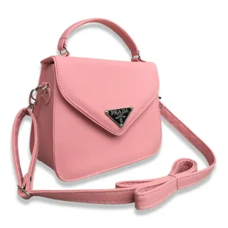 Pequena bolsa feminina transversal: estilo e praticidade em um acessório - Rosa Bebe