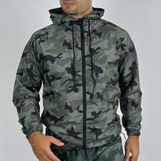 Estampada Impermeável Masculina Vento Corta Jaqueta - estampa 4