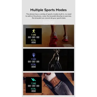 Relógio inteligente smart y68 d20 com bluetooth, porta usb e monitor - Preto