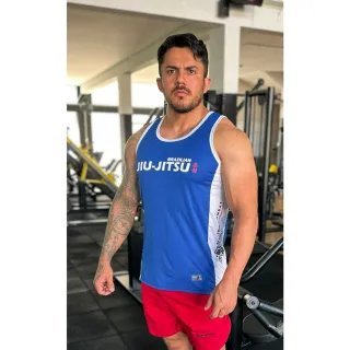 Fitness Masculina Regata Cavada - Camisa Black skull preta