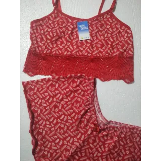 Pijama Sexy Short Doll em Tecido Suede Macio e Confortável - Rosa