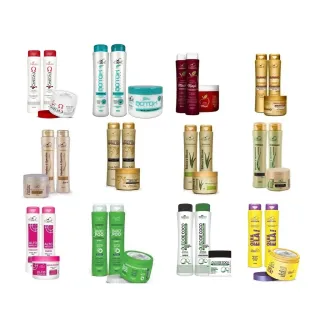 A Sua Escolha - Kit Capilar Shampoo + Condicionador + Mascara - Oleo Ricino