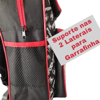 Mochila Rodinha Patrulha Canina Homem Aranha Sonic Hulk Minnie Mario Bros Roblox Naruto Infanfil Menino Menina - Batman Rodinhas