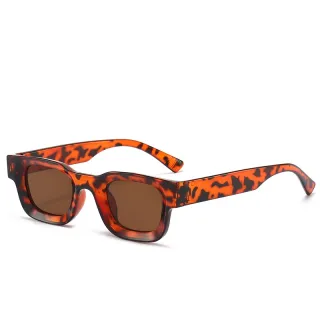 Estilo Vintage Óculos de Sol UV400 Armação Pequena para Masculino e Mulheres - C5