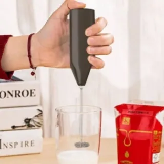 Liquidificador Elétrico Mini Egg Mixer de Aço Inoxidável - Único