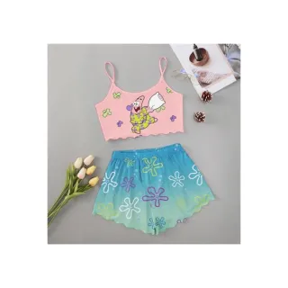 Moda verão: Pijama feminino personagens adulto - Roupa de dormir baby Doll - M15