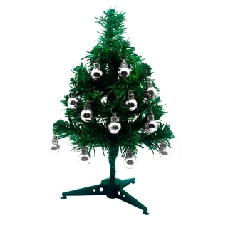 Enfeites para Árvore de Natal - 25 Galhos e 30cm - Vermelho