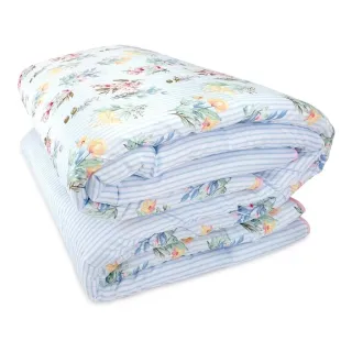 Edredom Padrão Casal Kit 5 Peças - Florido