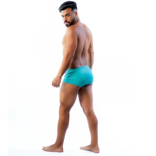 Fashion Power MRM2 Sunga Masculina Azul Lateral Média Tame - AZUL TAME