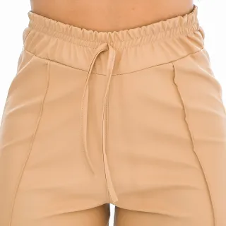 Promoção Calça Jogger Feminina Courino Blogueira - Inverno - Branco