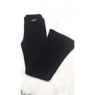 Malha crepe juvenil tamanho 10,12,14,16 - Calça bailarina flare feminina - Vinho