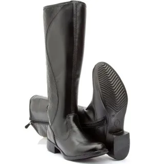 Exclusiva Bota Montaria Feminina Cano Alto Dona Beja! - Capuccino